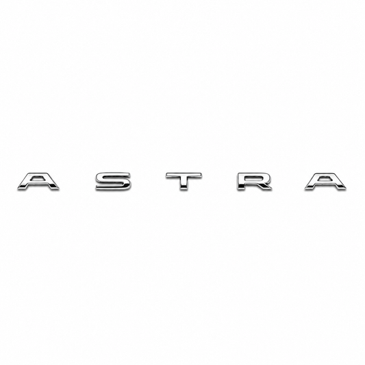 Astra 2024 Krom Bagaj Yazısı Opel Uyumlu