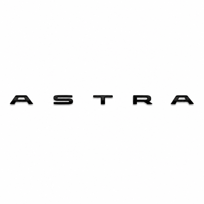 ASTRA 2024 Siyah Bagaj Yazısı Opel Uyumlu