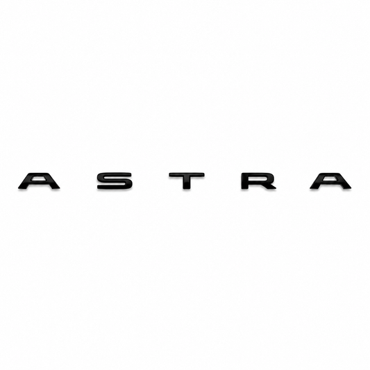 ASTRA 2024 Siyah Bagaj Yazısı Opel Uyumlu