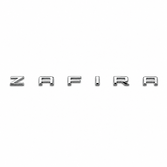 Zafira 2024 Krom Bagaj Yazısı Opel Uyumlu