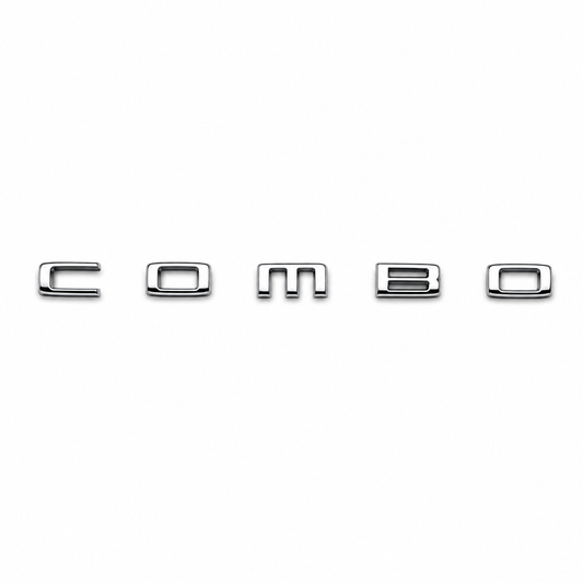 Combo 2024 Krom Bagaj Yazısı Opel Uyumlu