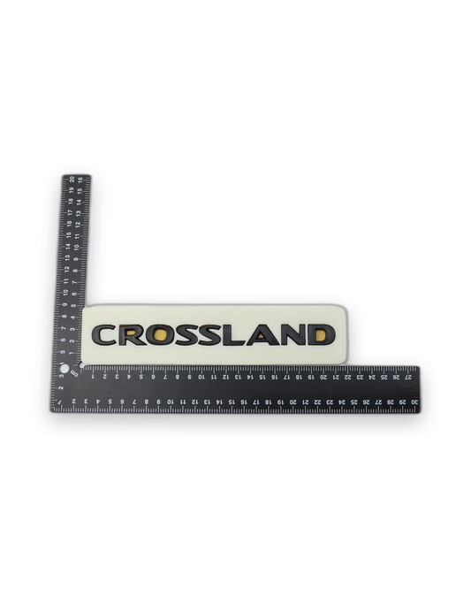 Crossland Siyah Bagaj Yazısı Opel Uyumlu