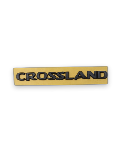 Crossland Siyah Bagaj Yazısı Opel Uyumlu