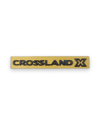 Crossland X Siyah Bagaj Yazısı Opel Uyumlu