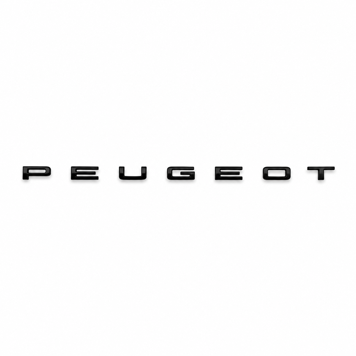 Peugeot 2022-2024, 595x20 ölçü Siyah Bagaj Yazısı Peugeot Uyumlu