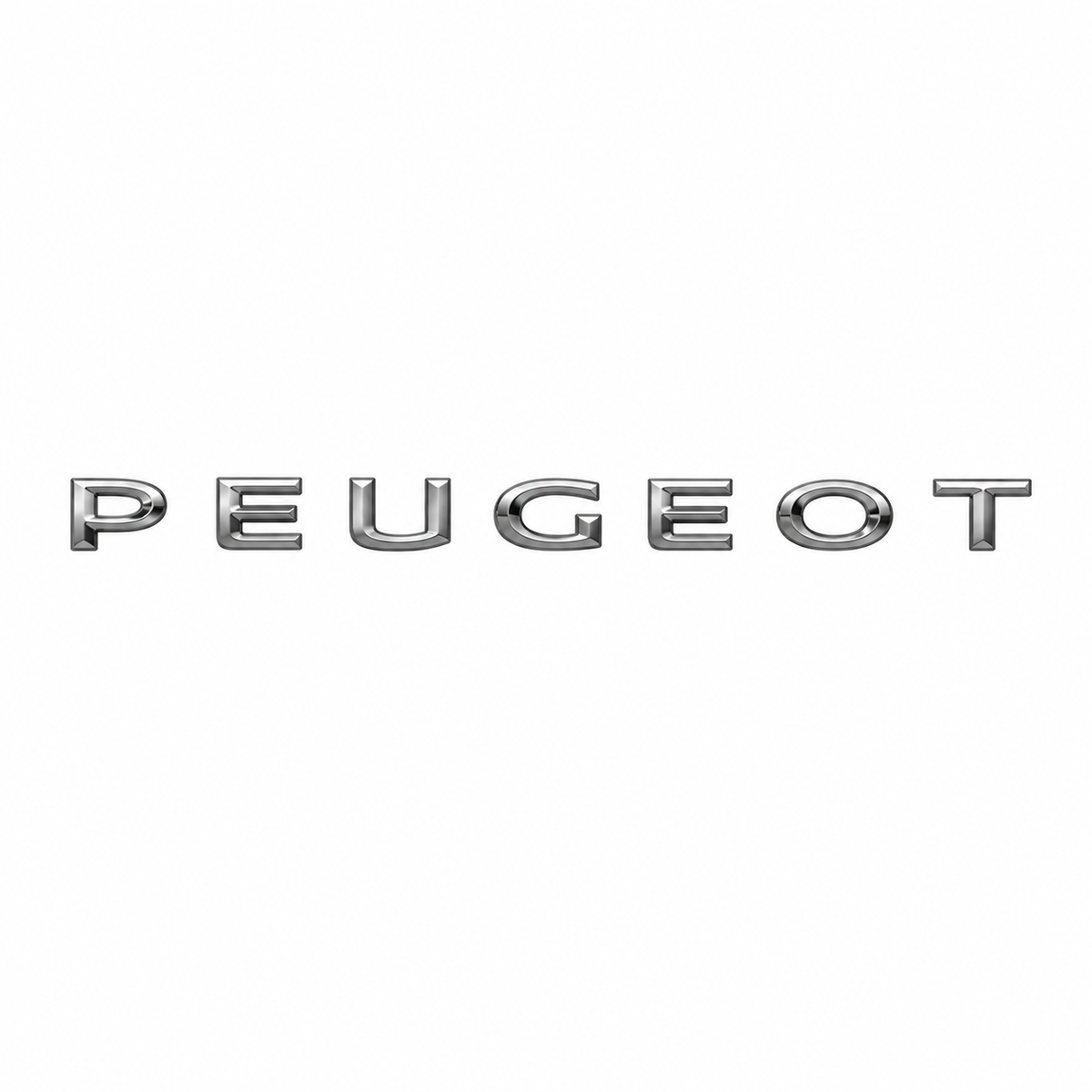 Peugeot 2022-2024 Krom Bagaj Yazısı Peugeot Uyumlu