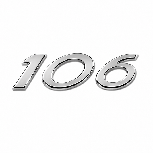 106 Krom Bagaj Yazısı Peugeot Uyumlu