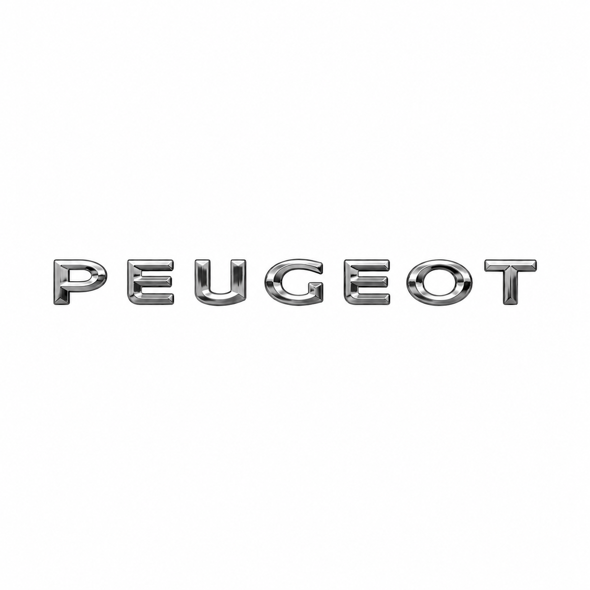 Peugeot 2008 2008-2019 model yılları Krom Bagaj Yazısı Peugeot Uyumlu