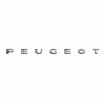 Peugeot 3008-5008 2009-2016 Krom Bagaj Yazısı Peugeot Uyumlu