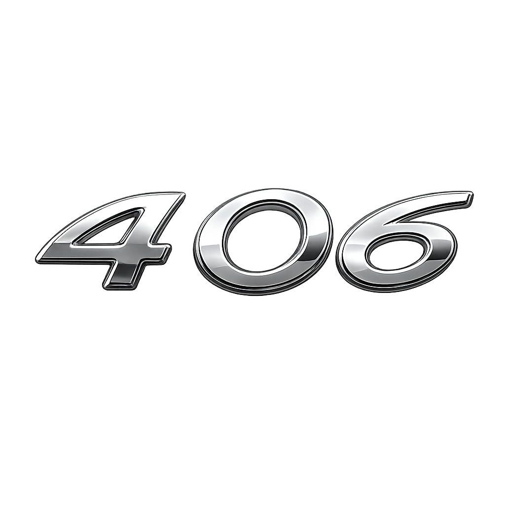 406 Krom Bagaj Yazısı Peugeot Uyumlu