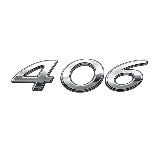 406 Krom Bagaj Yazısı Peugeot Uyumlu
