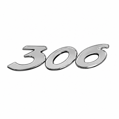 306 Krom Bagaj Yazısı Peugeot Uyumlu