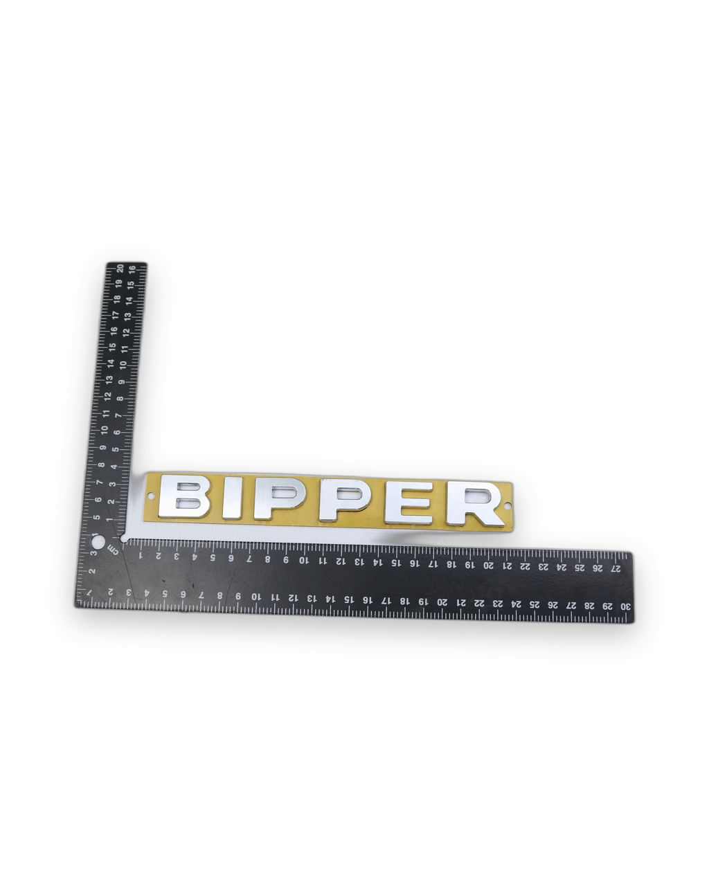 Bipper Ölçü: 190x25 mm Krom Bagaj Yazısı Peugeot Uyumlu
