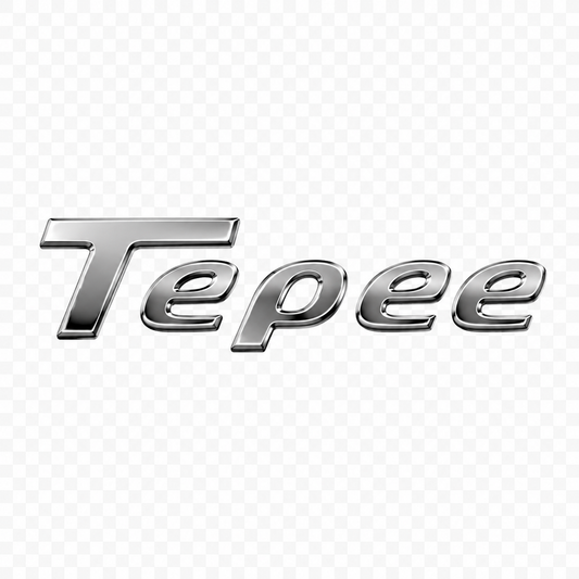 Tepee Krom Bagaj Yazısı Peugeot Uyumlu