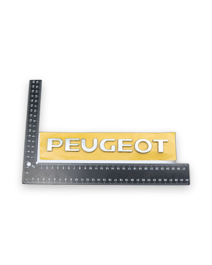 Peugeot Ölçü: 225x25 Krom Bagaj Yazısı Peugeot Uyumlu