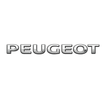 Peugeot 260x25 mm ölçü, krom renk Krom Bagaj Yazısı Peugeot Uyumlu