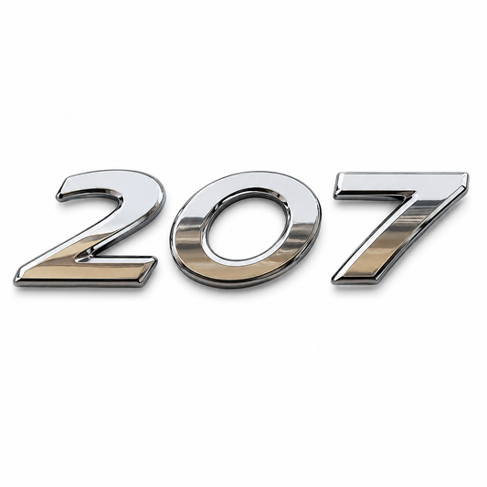 207 Krom Bagaj Yazısı Peugeot Uyumlu
