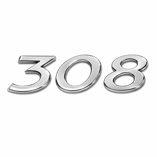 308 Krom Bagaj Yazısı Peugeot Uyumlu