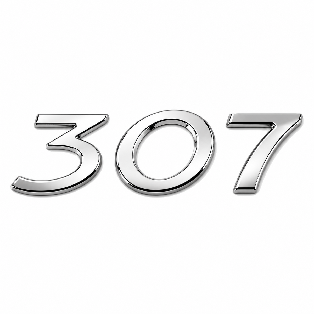 307 Krom Bagaj Yazısı Peugeot Uyumlu