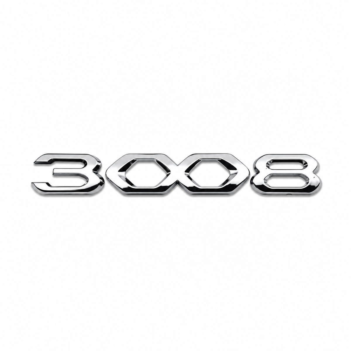 3008 Y.M. ve büyük Krom Bagaj Yazısı Peugeot Uyumlu