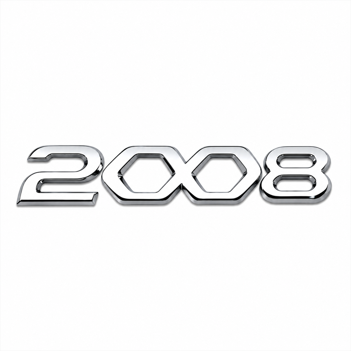 2008 Y.M. Ön, büyük Krom Bagaj Yazısı Peugeot Uyumlu