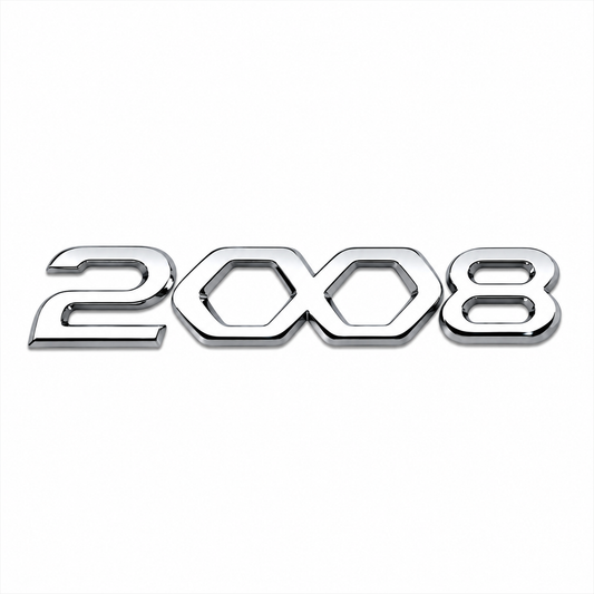 2008 Y.M. Ön, büyük Krom Bagaj Yazısı Peugeot Uyumlu