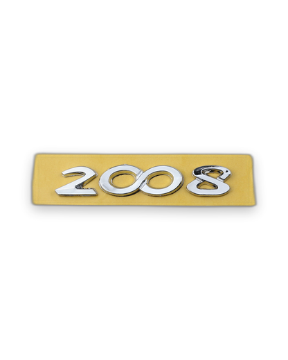 2008 Krom Bagaj Yazısı Peugeot Uyumlu