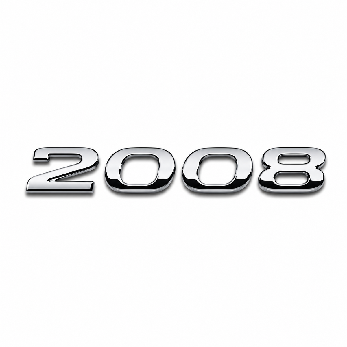 2008 Krom Bagaj Yazısı Peugeot Uyumlu