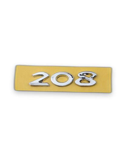 208 Krom Bagaj Yazısı Peugeot Uyumlu