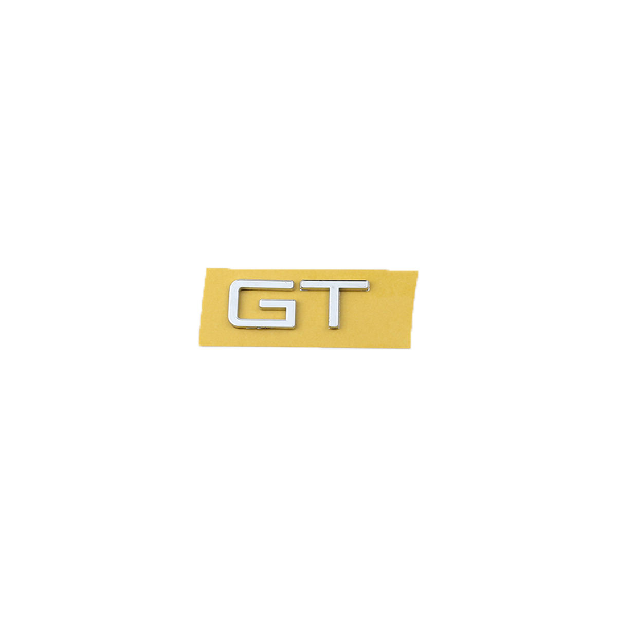 GT Düz tip Krom Bagaj Yazısı Peugeot Uyumlu