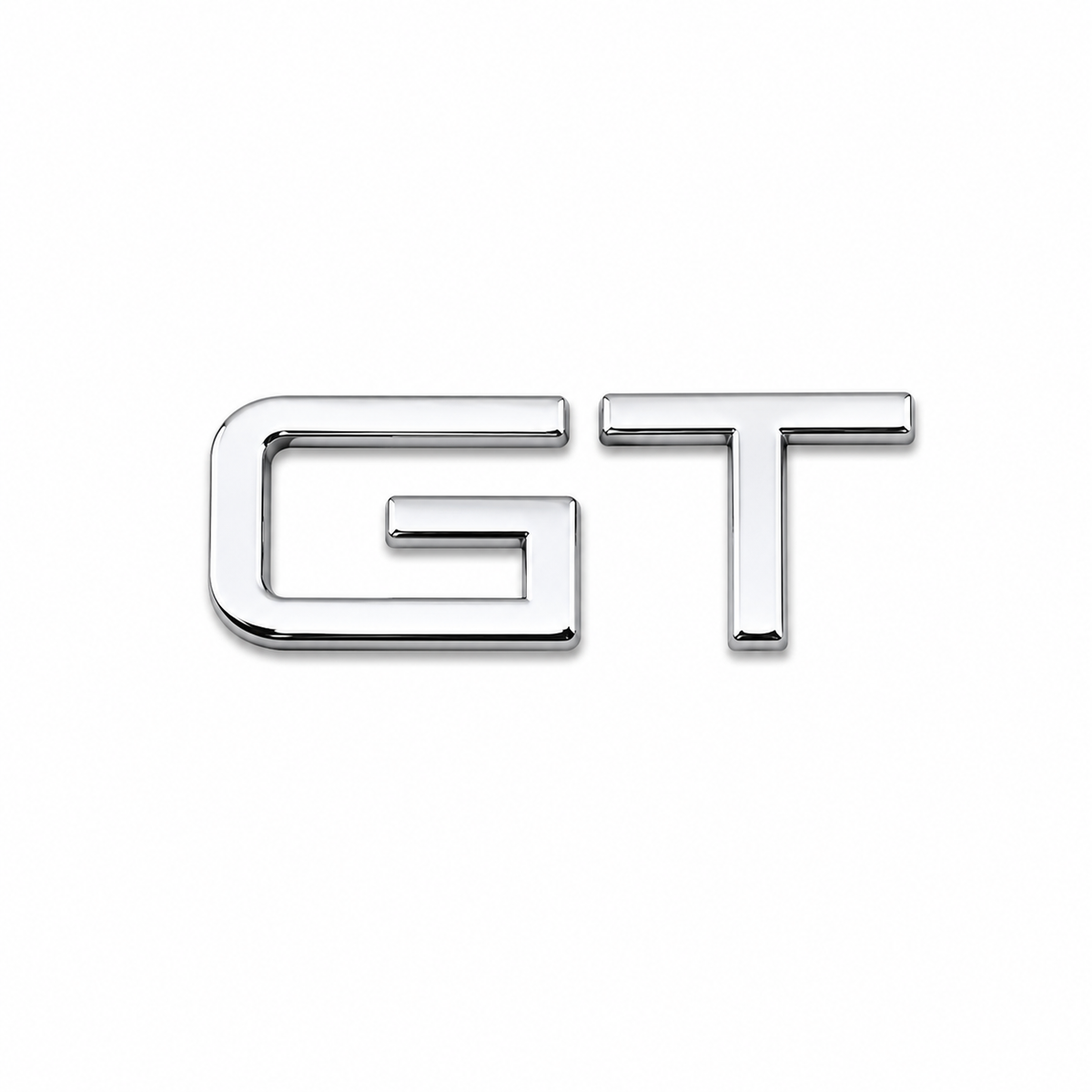 GT Düz tip Krom Bagaj Yazısı Peugeot Uyumlu