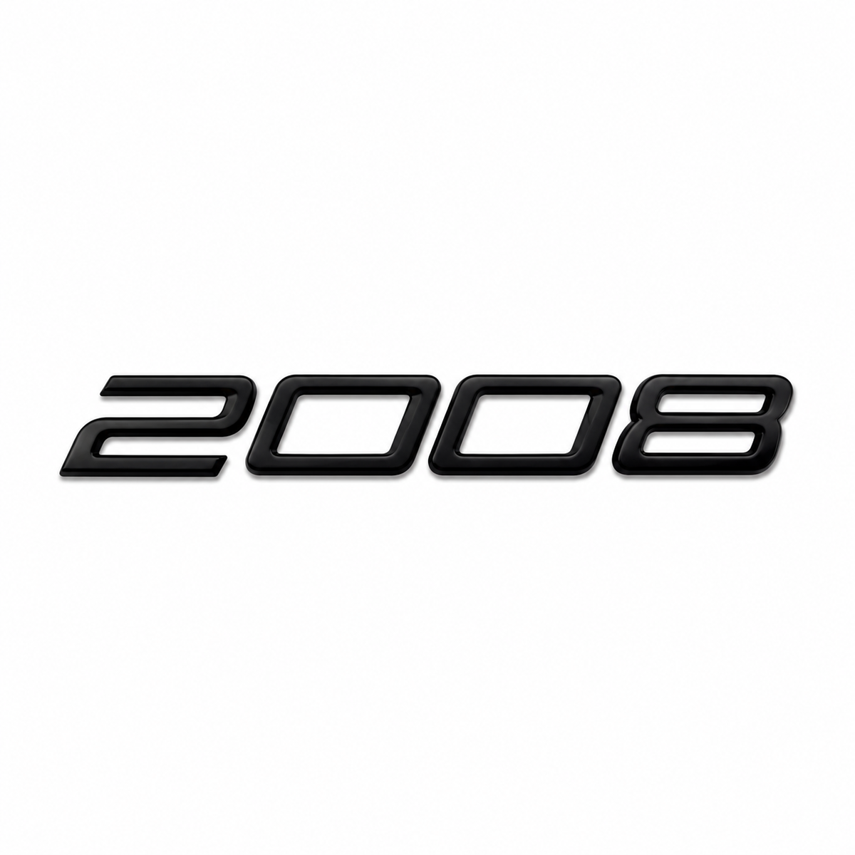 2008 Büyük Siyah Bagaj Yazısı Peugeot Uyumlu