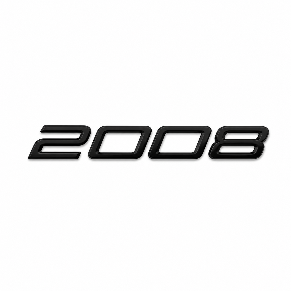 2008 Küçük varyant Siyah Bagaj Yazısı Peugeot Uyumlu
