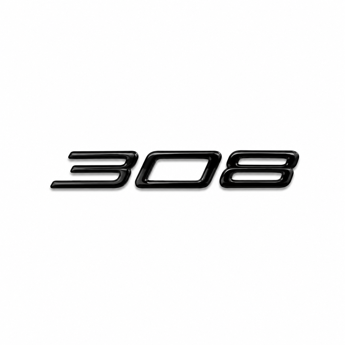 308 Küçük varyant Siyah Bagaj Yazısı Peugeot Uyumlu