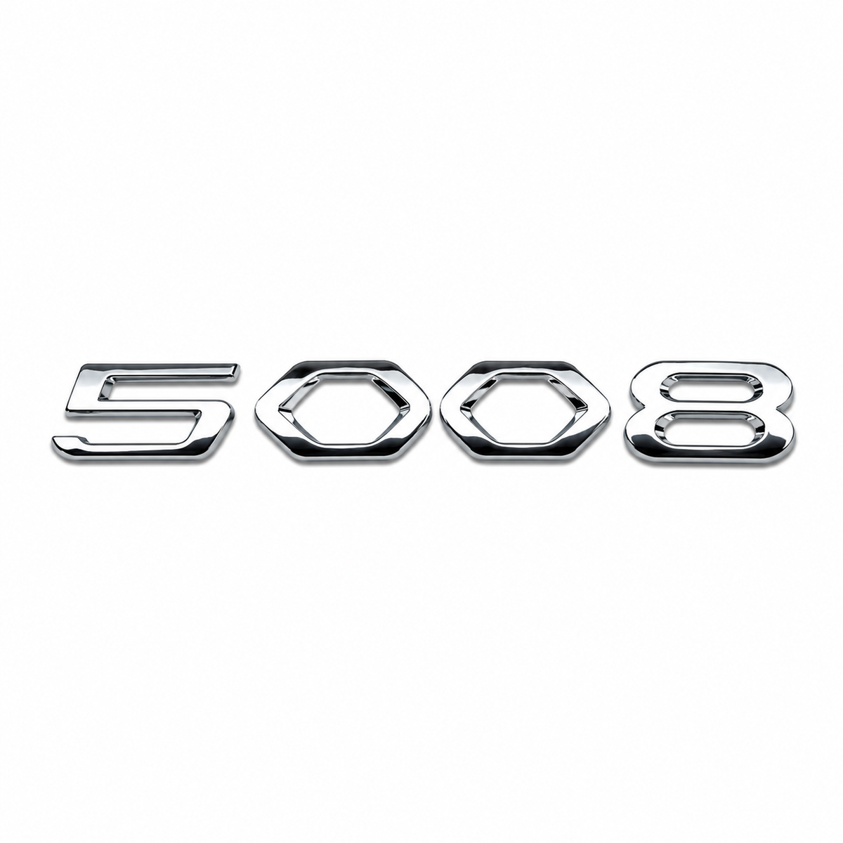 5008 Peugeot 5008 için arka küçük yazı varyantı (E.M.) Krom Bagaj Yazısı Peugeot Uyumlu