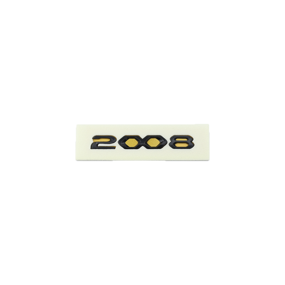 2008 Arka bölüm için küçük varyant Siyah Bagaj Yazısı Peugeot Uyumlu