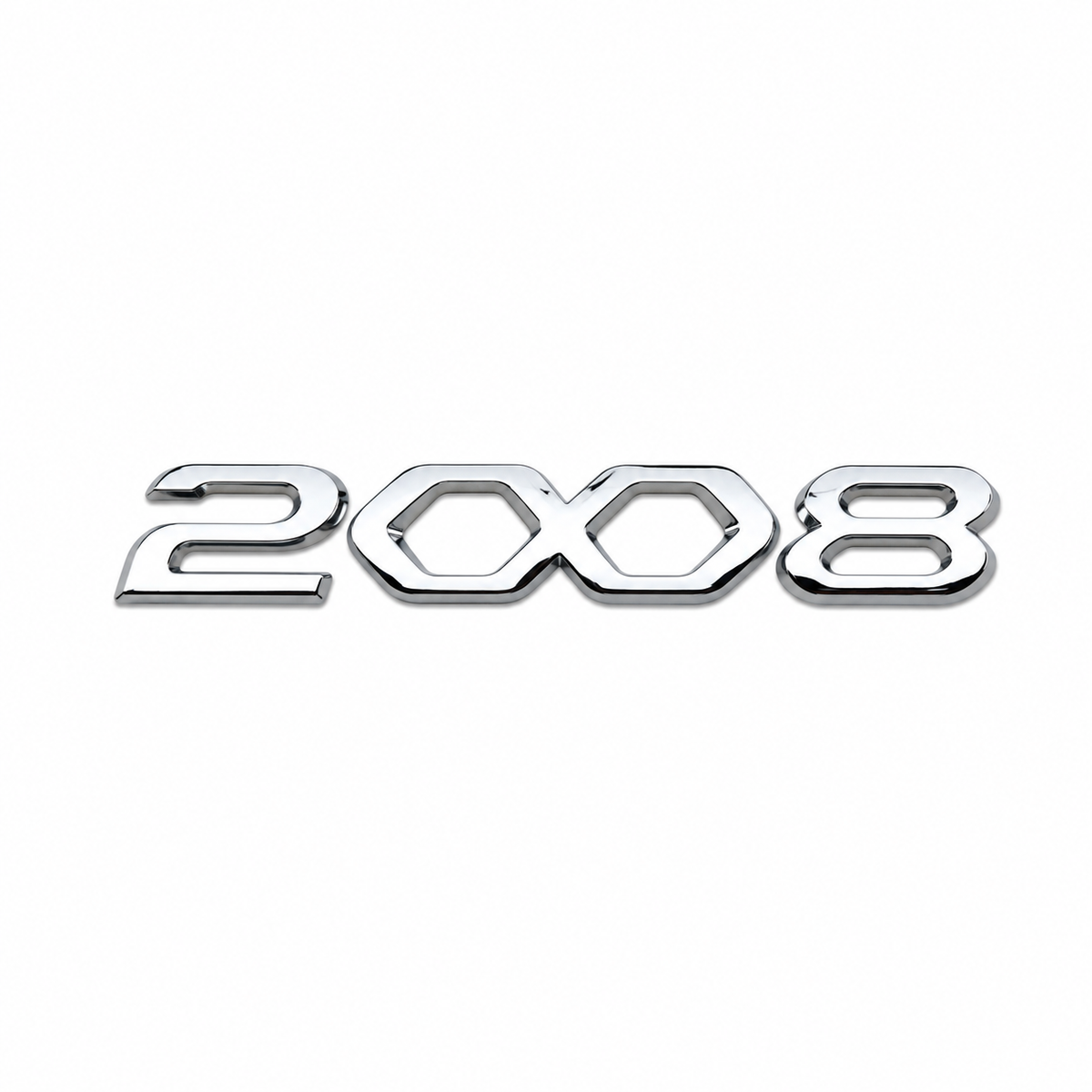 2008 Arka küçük varyant Krom Bagaj Yazısı Peugeot Uyumlu