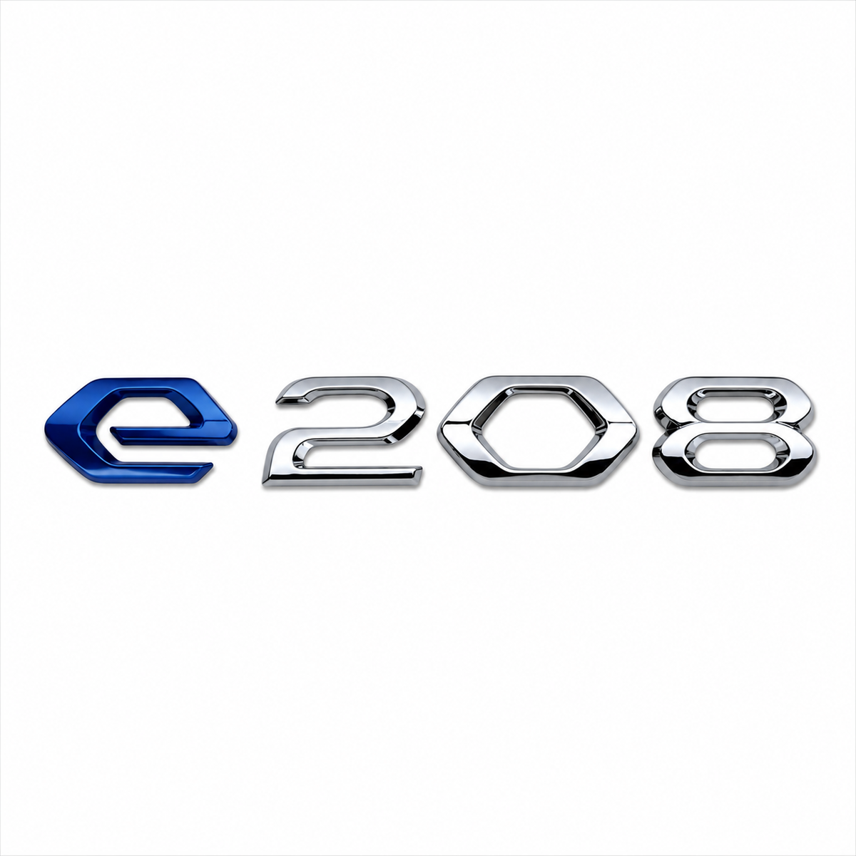 e208 Krom Bagaj Yazısı Peugeot Uyumlu