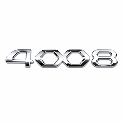 4008 Büyük Krom Bagaj Yazısı Peugeot Uyumlu