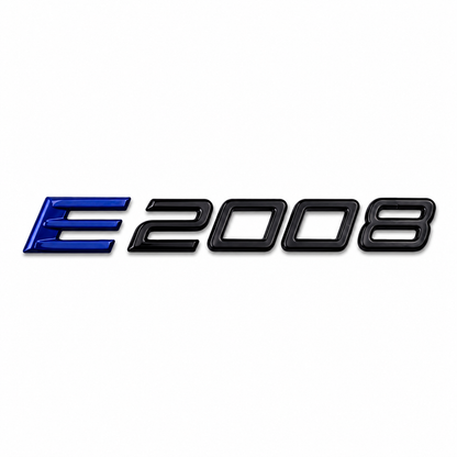 E 2008 Siyah Bagaj Yazısı Peugeot Uyumlu