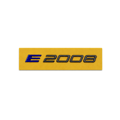 E 2008 Gri Bagaj Yazısı Peugeot Uyumlu