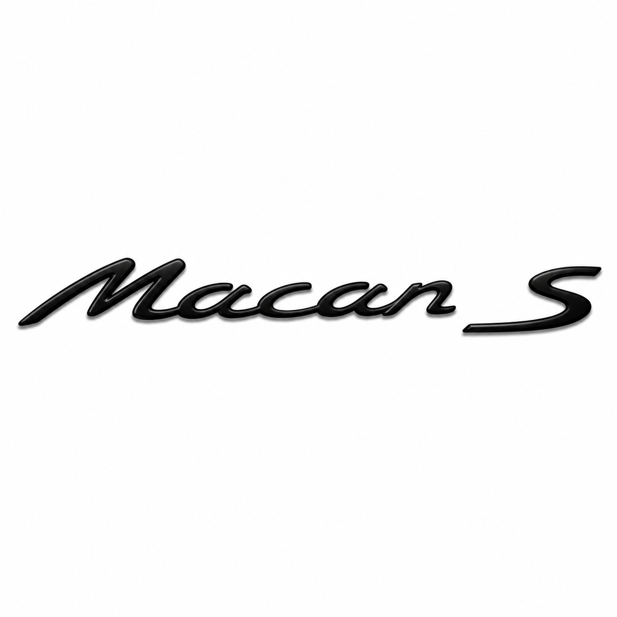 Macan S Siyah Bagaj Yazısı Porsche Uyumlu