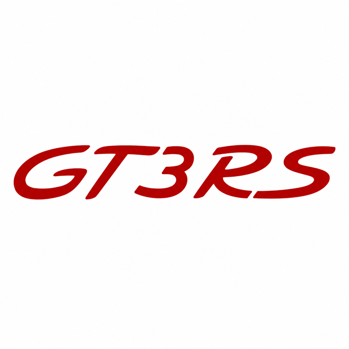 GT3 RS Kırmızı Bagaj Yazısı Porsche Uyumlu