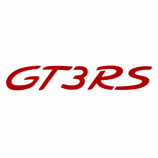 GT3 RS Kırmızı Bagaj Yazısı Porsche Uyumlu