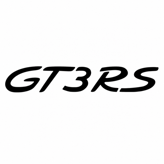 GT3 RS Siyah Bagaj Yazısı Porsche Uyumlu
