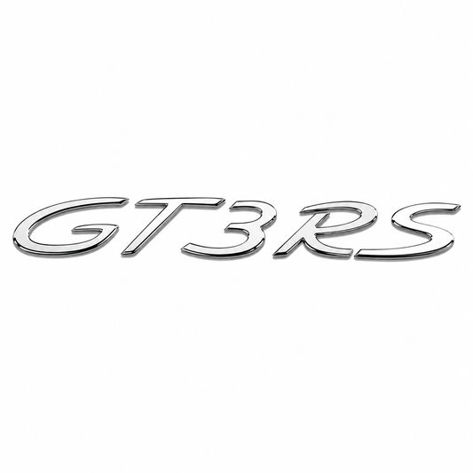 GT3 RS Krom Bagaj Yazısı Porsche Uyumlu