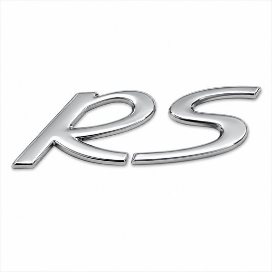 RS Ayrık yazı Krom Bagaj Yazısı Porsche Uyumlu