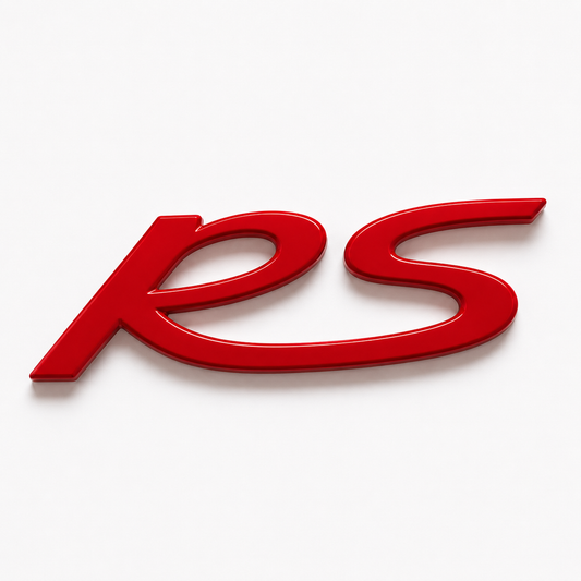 RS Kırmızı Bagaj Yazısı Porsche Uyumlu