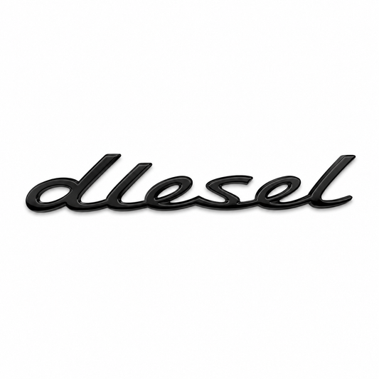 Diesel Siyah Bagaj Yazısı Porsche Uyumlu