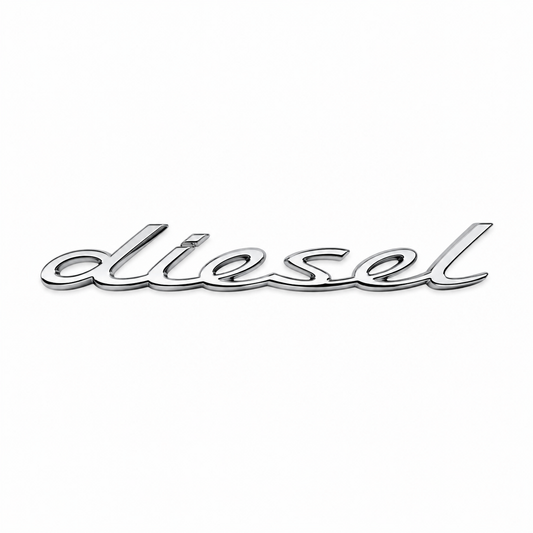 DİESEL Krom Bagaj Yazısı Porsche Uyumlu